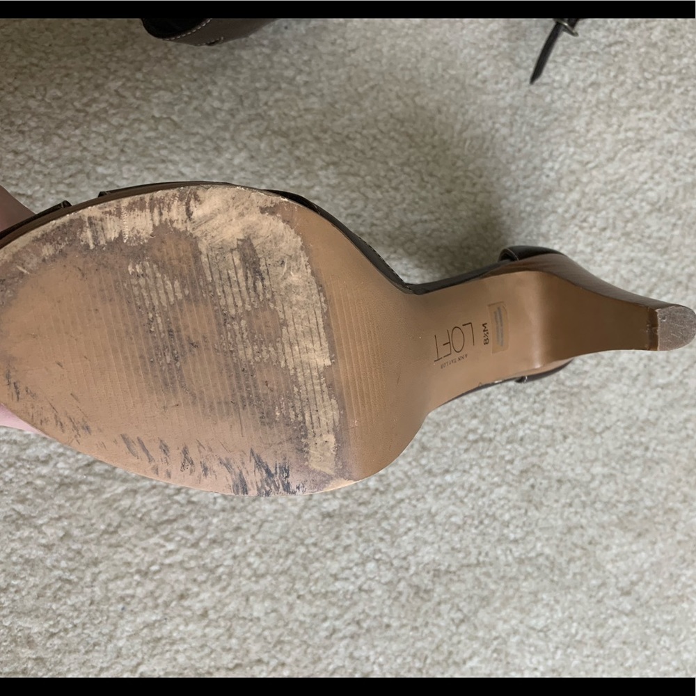 Ann Taylor Loft heeled sandals - Picture 7 of 8